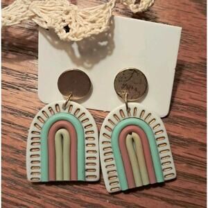 Southwestern Style Rainbow Earrings BOHO